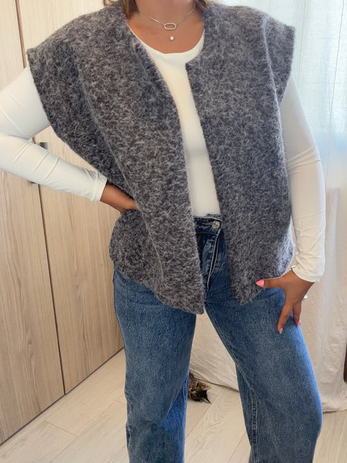 GILET AMBRE - GRIS