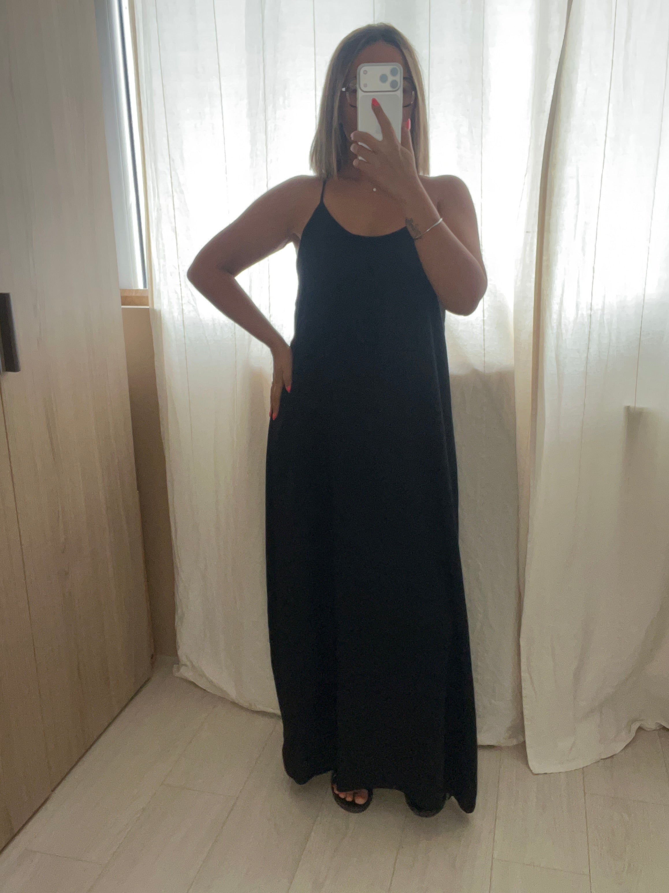 ROBE LENA - NOIR