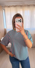 T-SHIRT COEUR - VERT