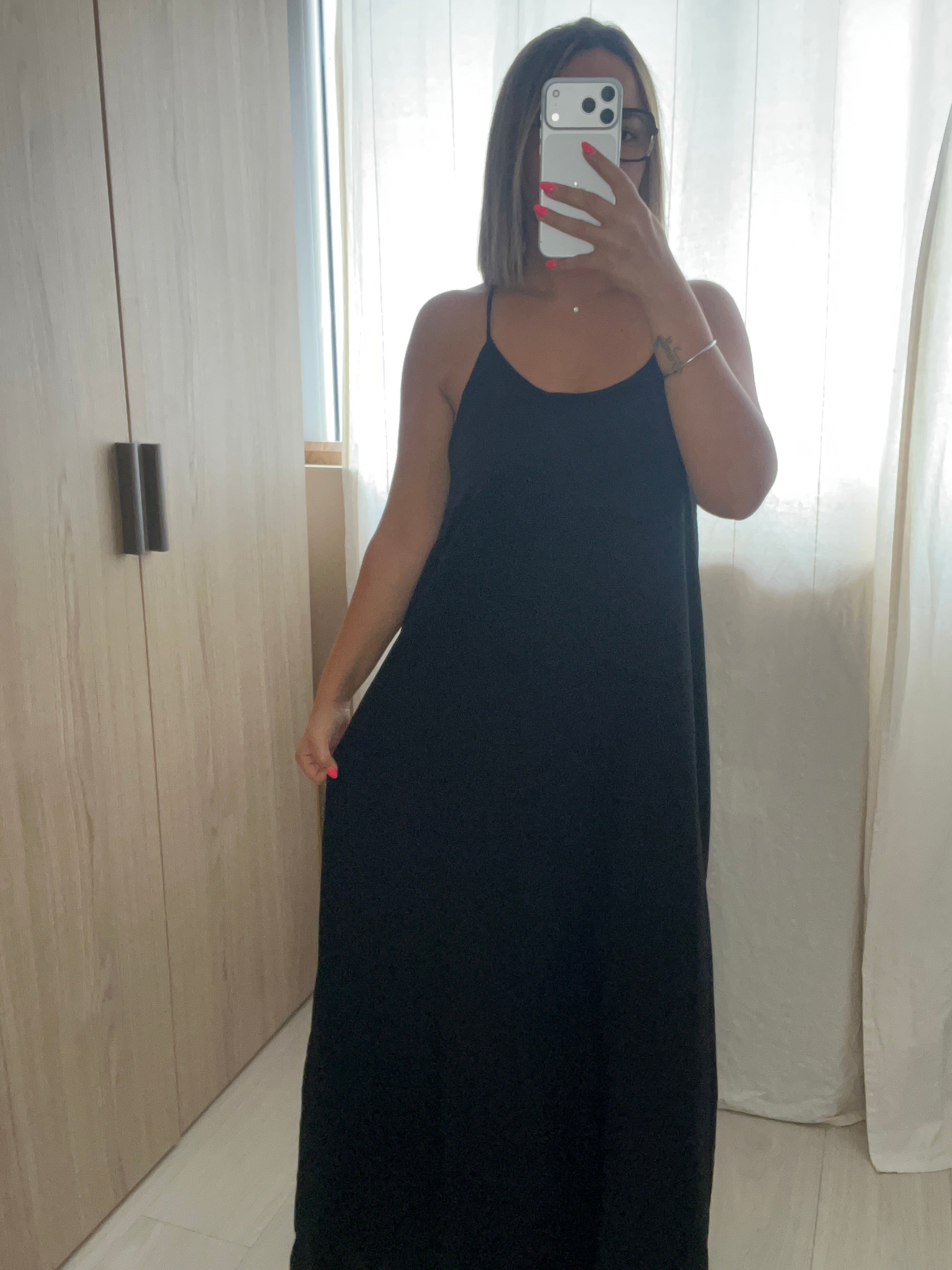 ROBE LENA - NOIR