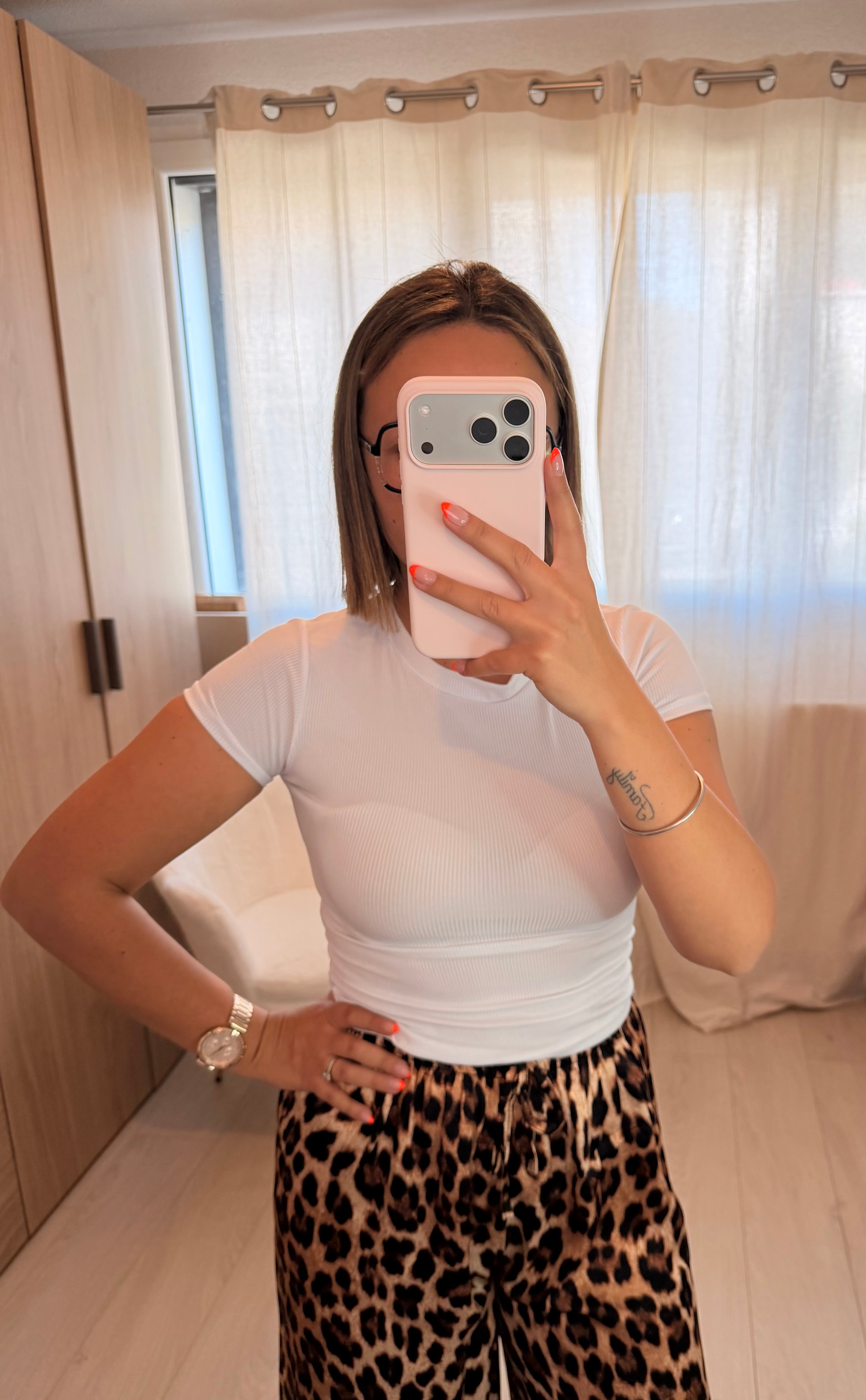 TOP CAMILLE - BLANC