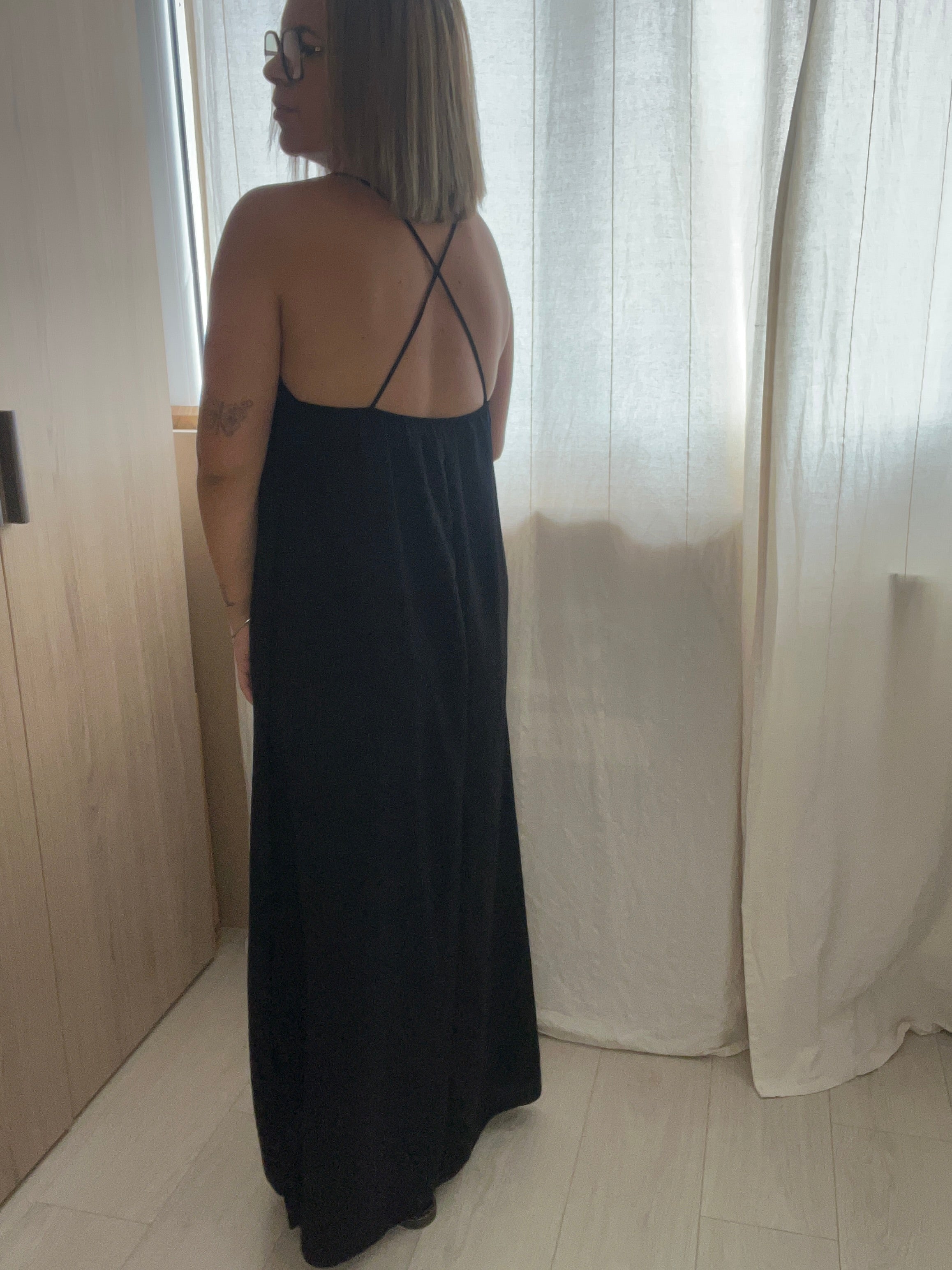 ROBE LENA - NOIR