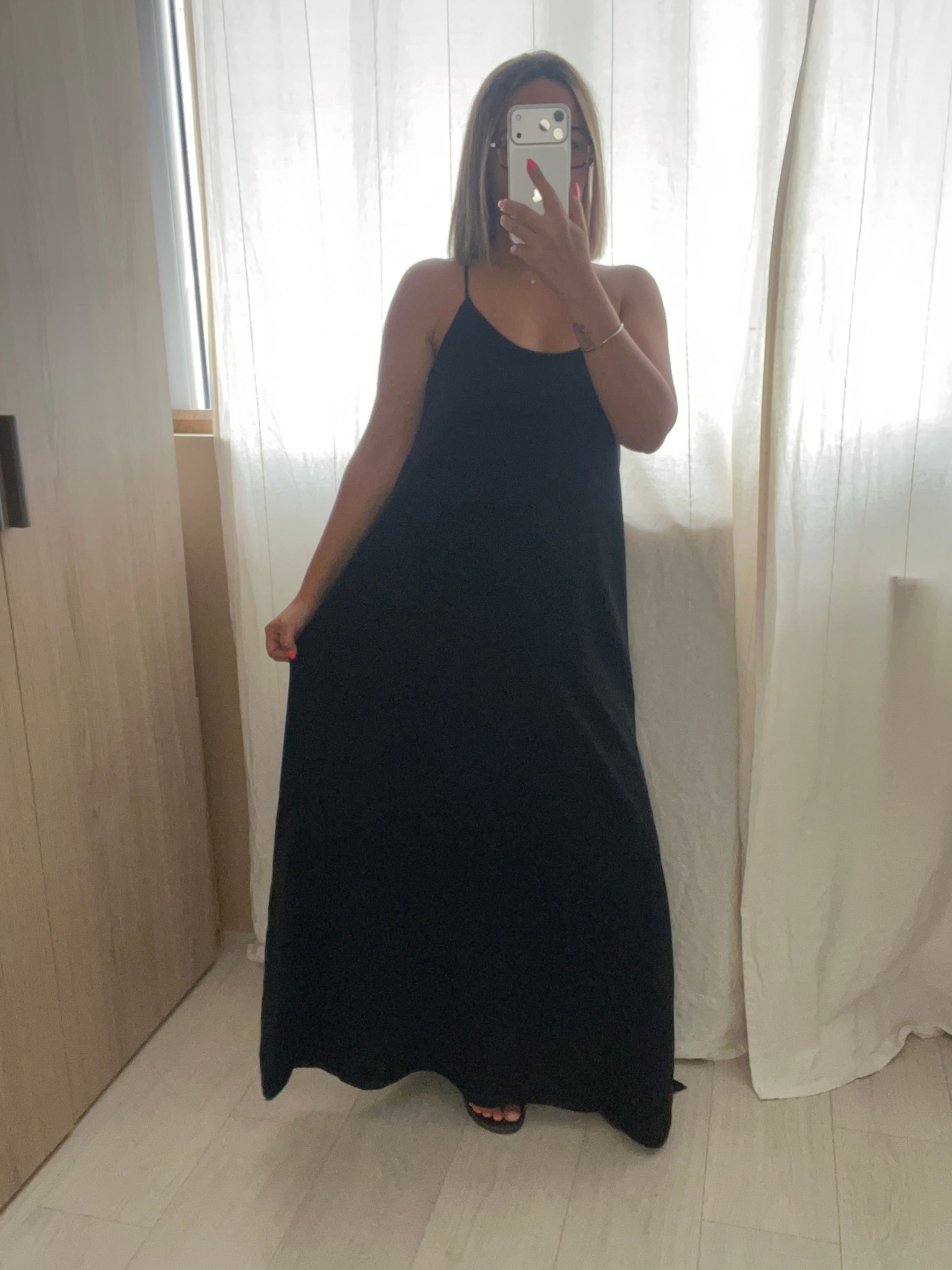 ROBE LENA - NOIR